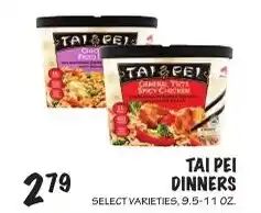 Foodarama Tai Pei dinners offer