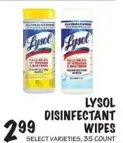 Foodarama Lysol disinfectant wipes offer