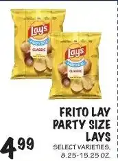 Foodarama Frito Lay Party Size Lays offer