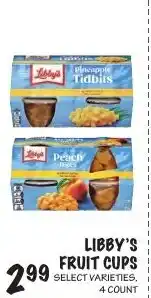 Foodarama Libby's fruit cups offer