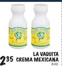 Foodarama La Vaquita crema mexicana offer