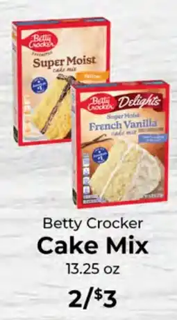 Sunset Foods Betty Crocker cake mix offer