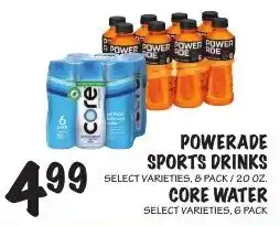 Foodarama Powerade sports drinks offer