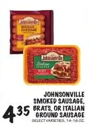 Foodarama johnsonville smoked sausage, brats, or italian ground sausage offer