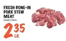Foodarama Fresh bone-in pork stew meat offer