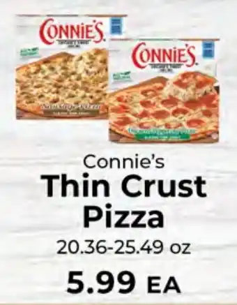 Sunset Foods Connie's Thin Crust Pizza offer