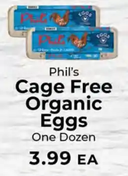 Sunset Foods Phil's cage free organic eggs offer