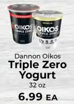 Sunset Foods Dannon Oikos Triple Zero Yogurt offer