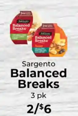 Sunset Foods Sargento Balanced Breaks offer