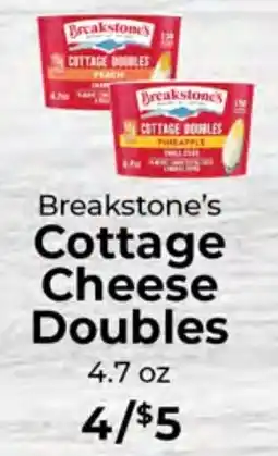 Sunset Foods Breakstone's Cottage Cheese Doubles offer