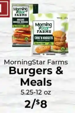 Sunset Foods Morningstar farms burgers & meals offer
