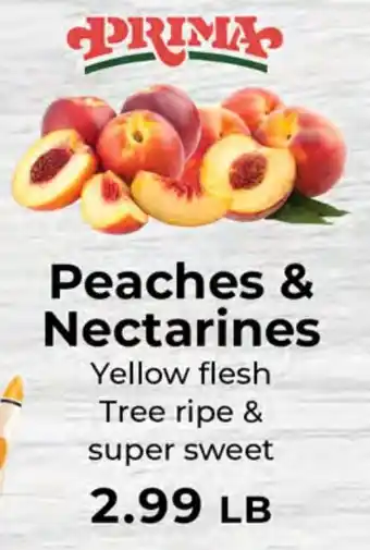 Sunset Foods Prima peaches & nectarines offer