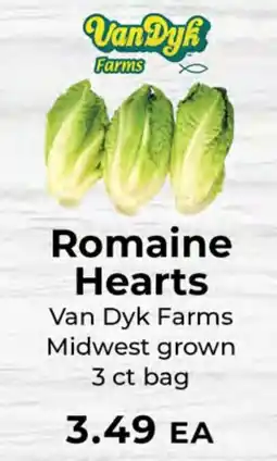 Sunset Foods Van Dyk Farms Romaine Hearts offer