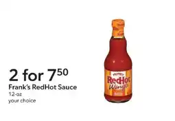 Publix Frank's RedHot Sauce offer