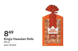 Publix King's Hawaiian Rolls offer