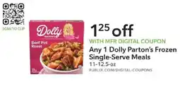 Publix Dolly Parton's Frozen Single-Serve Meals offer