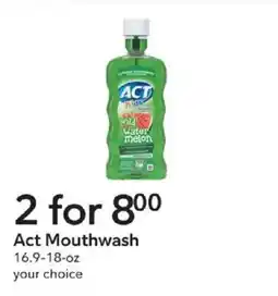 Publix Act Mouthwash offer