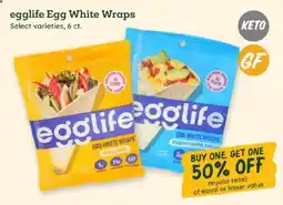 Sprouts Farmers Market Egglife egg white wraps offer