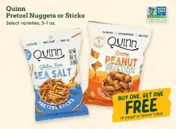 Sprouts Farmers Market Quinn Pretzel Nuggets or Sticks offer