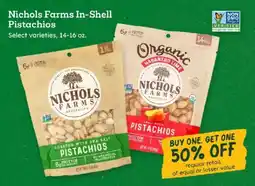 Sprouts Farmers Market Nichols Farms In-Shell Pistachios offer