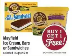 Lowes Foods Mayfield Ice Cream, Bars or Sandwiches offer