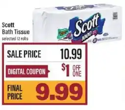 Lowes Foods Scott bath tissue offer