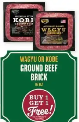 Lowes Foods Wagyu or Kobe Ground Beef Brick offer