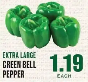 Extra Large Green Bell Pepper