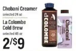 Lowes Foods Chobani Creamer La Colombe Cold Brew offer