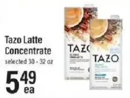 Lowes Foods Tazo Latte Concentrate offer