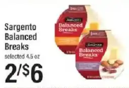 Lowes Foods Sargento balanced breaks offer