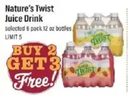 Lowes Foods Nature's Twist Juice Drink offer