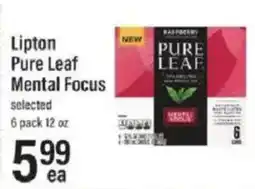 Lowes Foods Lipton Pure Leaf Mental Focus offer