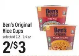 Lowes Foods Ben's Original Rice Cups offer