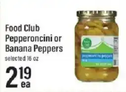 Lowes Foods Food Club Pepperoncini or Banana Peppers offer