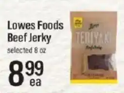 Lowes Foods Lowes Foods Beef Jerky offer