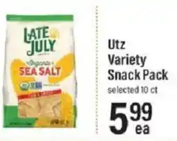 Lowes Foods Utz variety snack pack offer