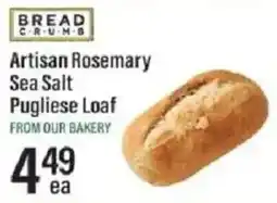 Lowes Foods Bread Crumb Artisan Rosemary Sea Salt Pugliese Loaf offer