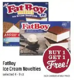 Lowes Foods FatBoy Ice Cream Novelties offer