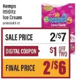 Lowes Foods Kemps IttiBitz Ice Cream offer