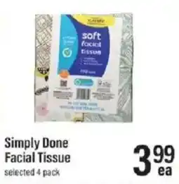 Lowes Foods Simply Done Facial Tissue offer