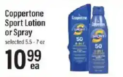 Lowes Foods Coppertone Sport Lotion or Spray offer