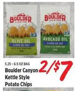 Rouses Boulder Canyon Kettle Style Potato Chips offer