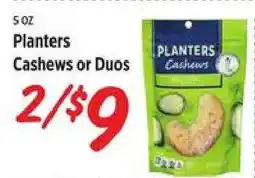 Rouses Planters Cashews or Duos offer