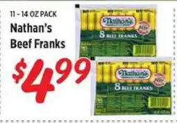 Rouses Nathan's Beef Franks offer