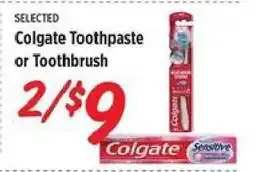 Rouses Colgate Toothpaste or Toothbrush offer