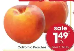 Giant Eagle California Peaches offer