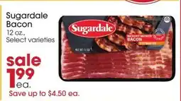 Giant Eagle Sugardale Bacon offer