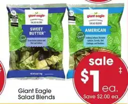 Giant Eagle Giant Eagle Salad Blends offer