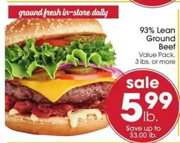 Giant Eagle 93% Lean Ground Beef offer